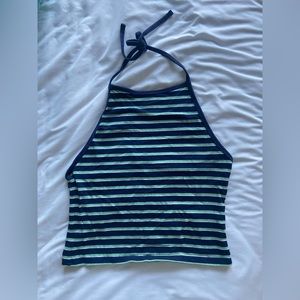 Striped Halter Top